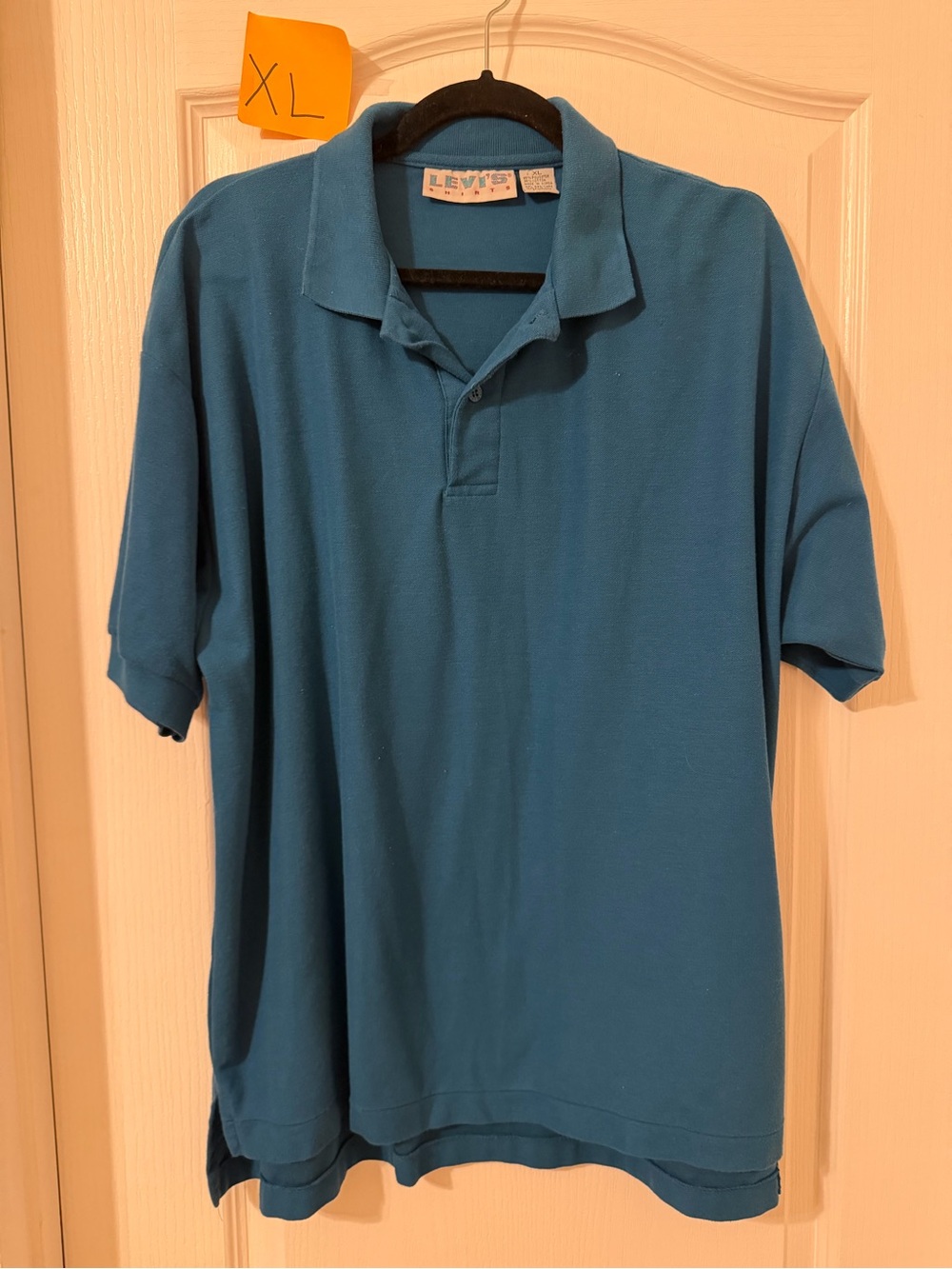 Levi's Men's Teal Polo Shirt - Short Sleeve